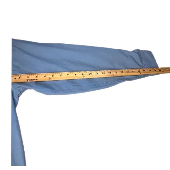 Orvis Buzz Off Insect Repellent Fishing Shirt. Blue. Size Large. Good Condition - Picture 8 of 11